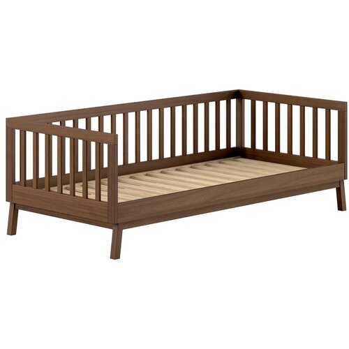 Vipack Rjava otro&scaron;ka postelja iz masivnega bora z letvenim dnom 90x200 cm Sezane &ndash; Cene