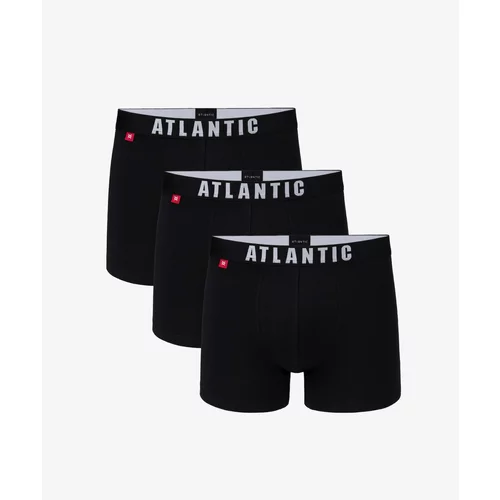 Atlantic 3-PACK Men's boxers black