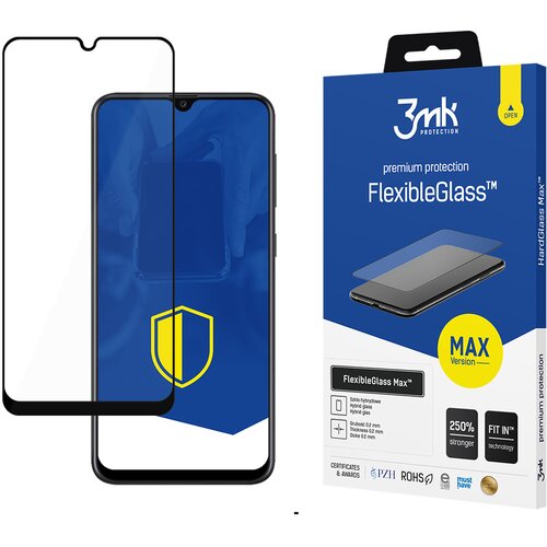 3mk SAMSUNG GALAXY A30 BLACK - FLEXIBLEGLASS MAX, (22002077) Slike