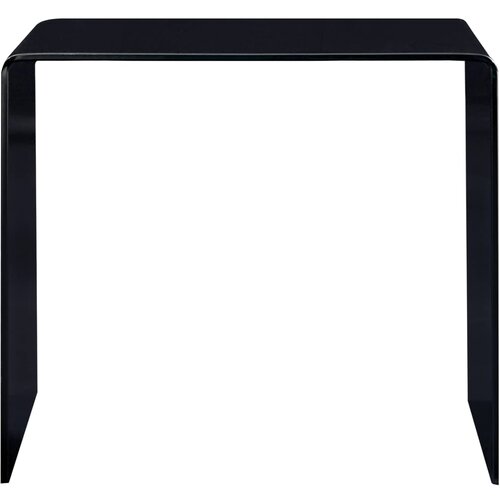  Stolić za kavu crni 50 x 50 x 45 cm od kaljenog stakla Slike