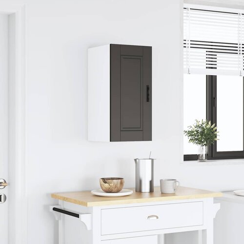 Maison Chic Kuhinjska stenska omarica - Kuhinjska omarica Porto črn inženirski les iu270, (22063739) Cene