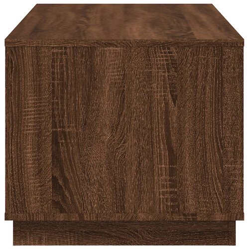  Stolić za kavu boja smeđeg hrasta 102x50x44cm konstruirano drvo Slike