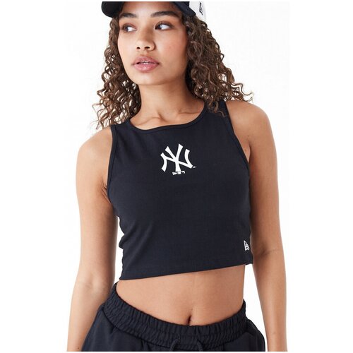 New Era Majice &amp;amp; Polo majice Mlb le crop tank neyyan Črna Slike