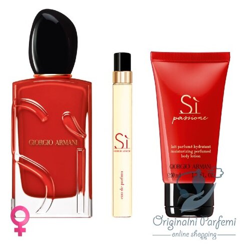 Giorgio Armani si passione set Cene