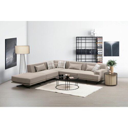 bentley corner (PUF-O1-C-3R) beige corner sofa Slike