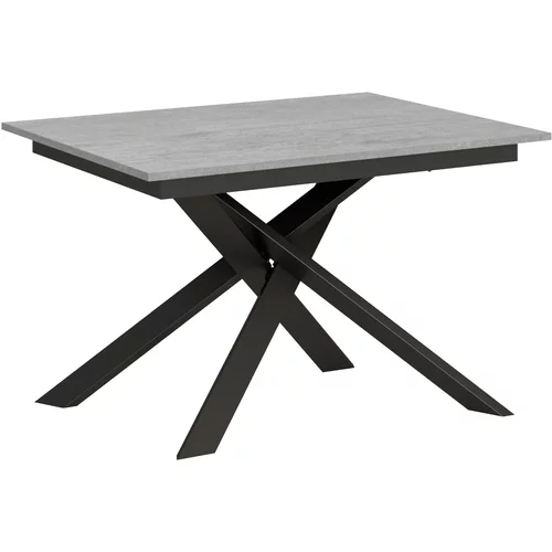 Itamoby   Ganty (90x120/180 cm) - siva, barva nog: antracit - raztegljiva jedilna miza, (20842064)