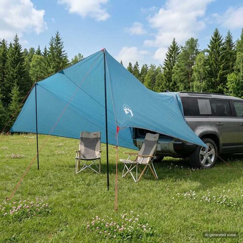 Nadstrešnica za vozilo s krovom Plava 518 x 580 x 215 cm Cijene