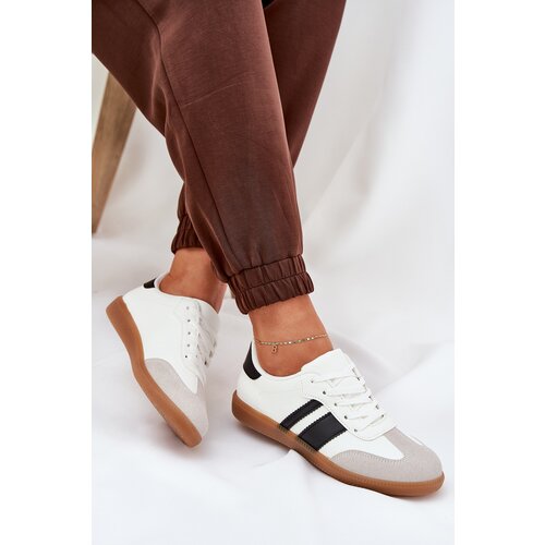 Boto Low Women's Sneakers Made Of Eco Leather White Nonalorin Cijene