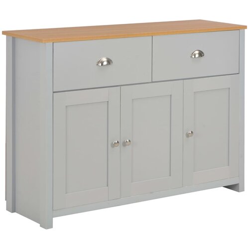  Komoda siva 112 x 35 x 81 cm Cijene