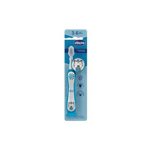 Chicco Toothbrush 3-6y+ četkica za zube za djecu Tiger 1 kom Slike
