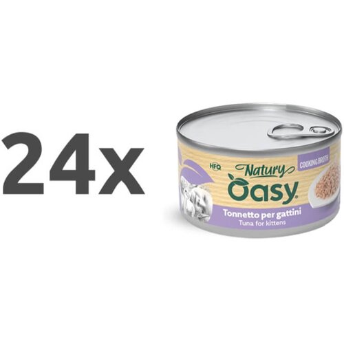 Oasy Cat Natury Kitten fileji v juhi, konzerva - tuna - 85 g 24 x 85 g Cene
