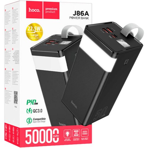 hoco. Power bank 50000mAh, Micro-USB / Tipe-C 18W - J86A Powermaster Cene