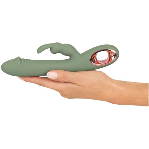 You2Toys - vibrator s klitoralnim nastavkom (zeleni) Cijene