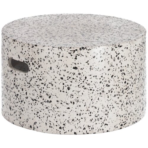 Kave Home Bela betonska dodatna miza Kave Home Jenell, ⌀ 52 cm Slike