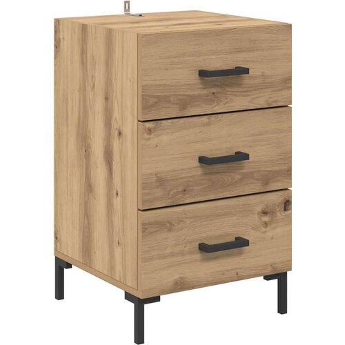  Noćni ormar Umjetnički hrast 40 x 40 x 66 cm Konstruirano drvo Slike