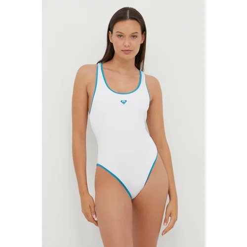 Roxy Jednodijelni kupaći kostim Life Tidepool View x Lisa Ansersen boja: bijela, lagano učvršćene košarice