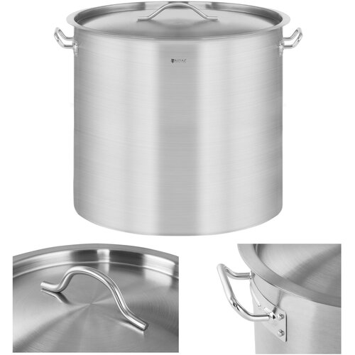 Royal Catering Gostinski lonec s pokrovom, nerjaveče jeklo, za indukcijsko kuhališče, 50 L, (21564620) Cene