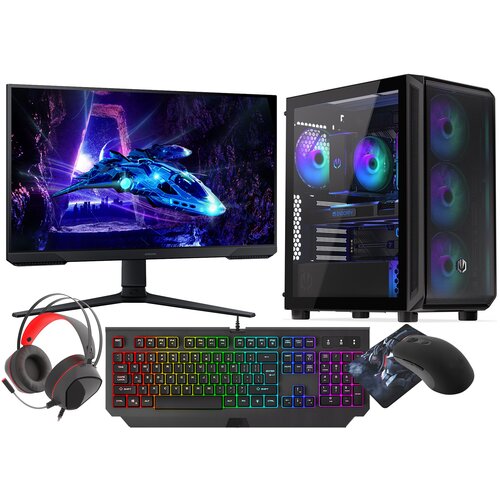 VIST Gaming PC Set AMD Ryzen 5950X RTX 5060 64GB SSD 1TB WiFi W11 LCD 24", (5000009592) Cene