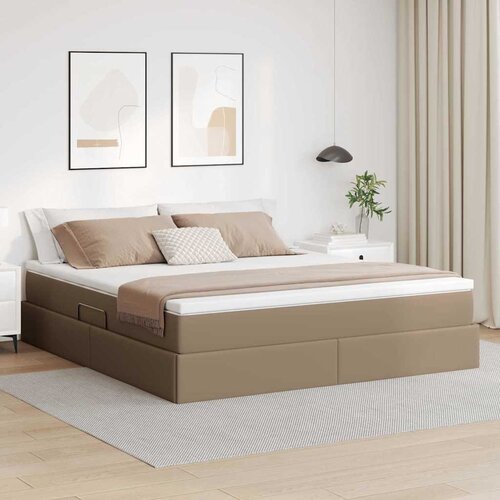  Krevet s madracem i skladi&scaron;tem Boja cappuccina 180 x 200 cm Cijene