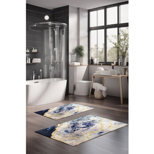  CT-5022 multicolor bathmat set (2 pieces) Cene