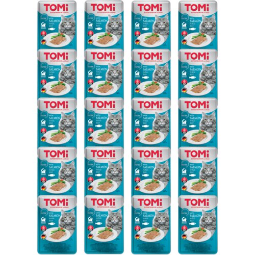 Tomi gf cat sosić u želeu za mačke, losos i jaje, 100g, 20kom Cene