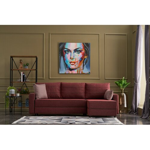 Atelier Del Sofa ugaona sofa ece desno - claret crvena Slike