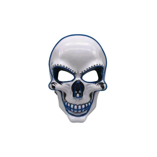 Smania LED maska za Noć vještica - Skull Blue