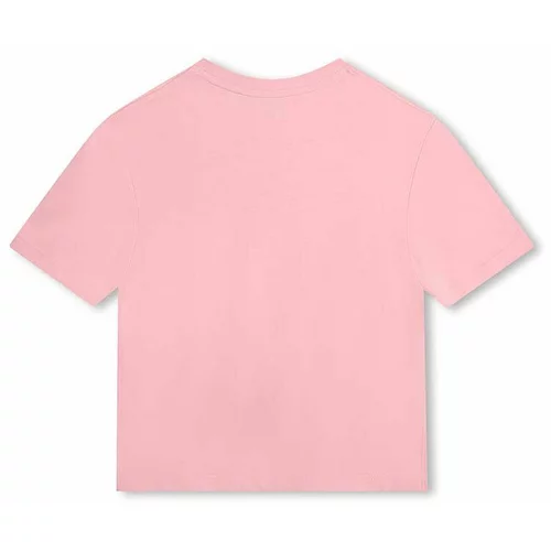 Marc Jacobs Dječja pamučna majica kratkih rukava boja: ružičasta, s tiskom