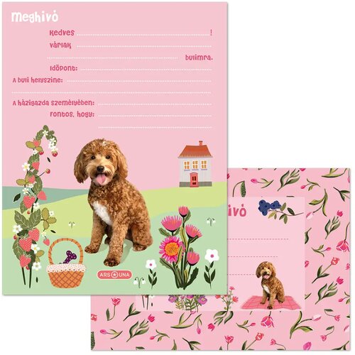 Ars Una Cute Animals pasji vabilo na zabavo s kuvertami 10 kos Cene