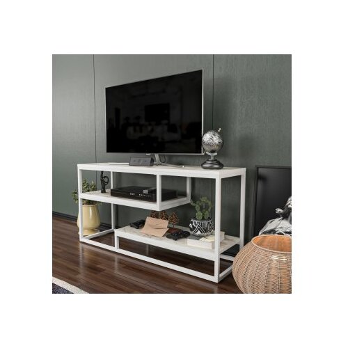 Hanah home tv polica lorin ephesus white Slike