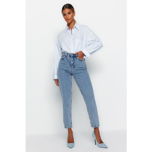 Trendyol Jeans - Dark blue - Mom Cijene