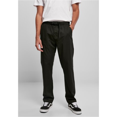 UC Men Straight Leg Chino With Strap Black Slike