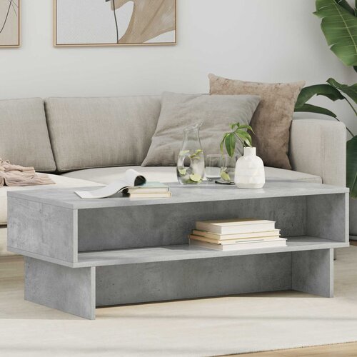  Kava Stol Betonski sivi 100 x 46 x 35 cm Konstruirano drvo Cene