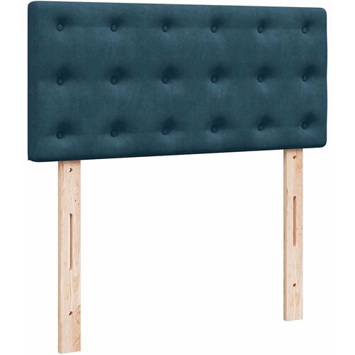 Box spring krevet s madracem plavi 100x200 cm bar&amp;scaron;unasti Slike