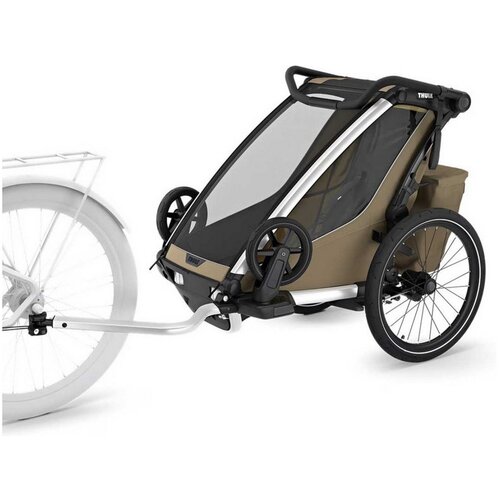Thule &amp;scaron;portni voziček kolesarski single Chariot Cross 2 faded khaki Slike