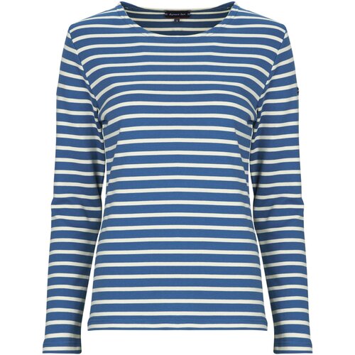 Armor Lux Majice z dolgimi rokavi MARINIERE &amp;quot;LESCONIL&amp;quot; Modra Slike