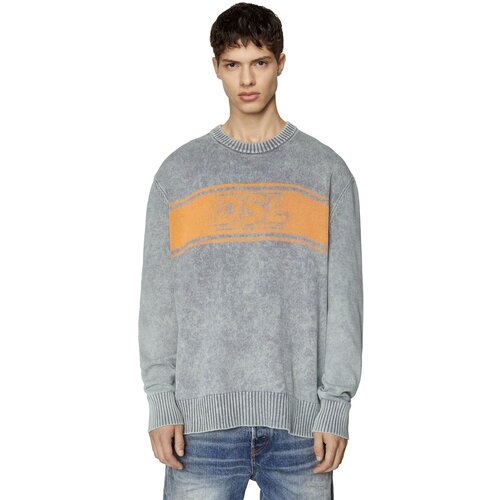Diesel Sweater - K-ORTEZ KNITWEAR grey Slike