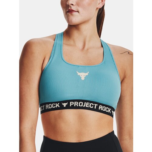 Under Armour Project Rock Crsbck Bra TG Light Blue Women's Sports Bra Cene