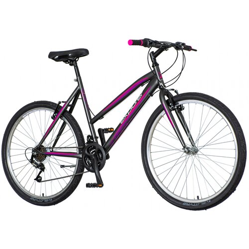 Explorer LAD265MTB 26"/18"ELITE lady crno roze ljubicasti 2016 EUR1 ženski bicikl Cene