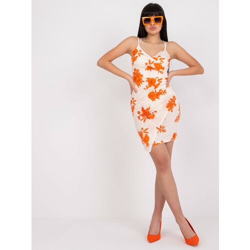 Italy Moda Dress-DHJ-SK-15876.35-Orange Cene