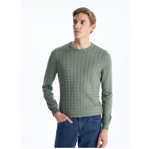 LC Waikiki Crew Neck Long Sleeve Men's Knitwear Sweater