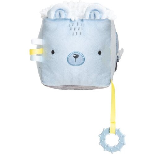 Kikka Boo Igračka pli&amp;scaron;ana kocka Bear with Me Blue Slike
