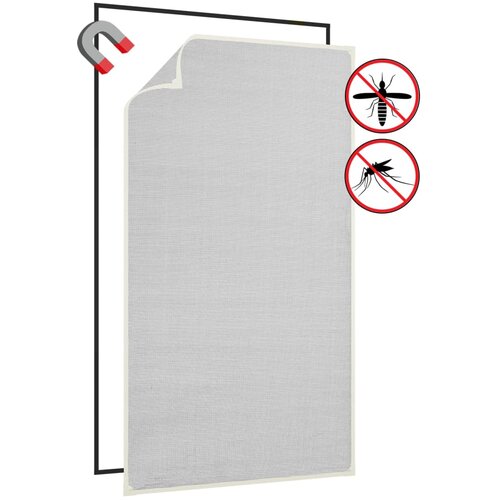 vidaXL Magnetni komarnik za okna bel 80x140 cm steklena vlakna Cene