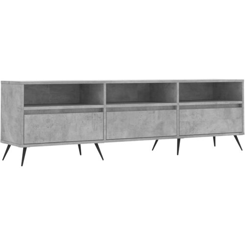  TV ormarić boja betona 150x30x44,5 cm od konstruiranog drva Siva Slike