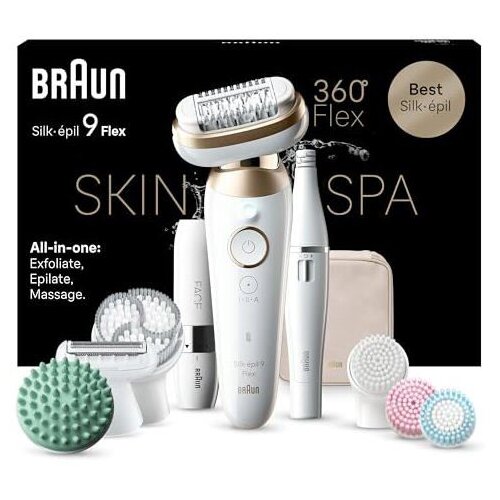 Braun Epilator 9-681 Silk-épil 9 Flex SkinSpa, (5000545485) Cene