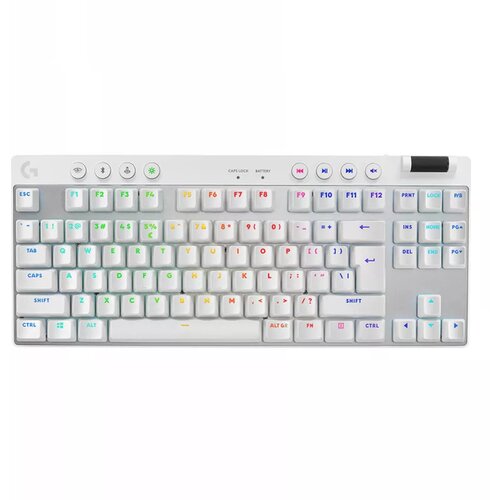 Logitech tastatura g pro x tkl lightspeed gaming kbd, white, us int' bt tactile Slike