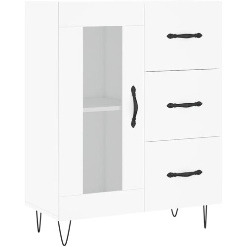 Maison Chic Komoda - Predalnik bela 69,5x34x90 cm inženirski les, (21716369) Slike