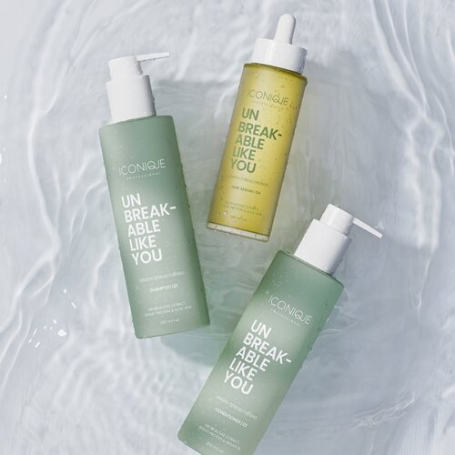 ICONIQUE Professional UNBREAKABLE LIKE YOU UNBREAKABLE LIKE YOU Length Strengthening Set set za krepitev las Slike