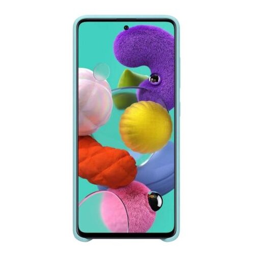 Samsung original ovitek EF-PA515TLE za GALAXY A51 A515 moder Slike