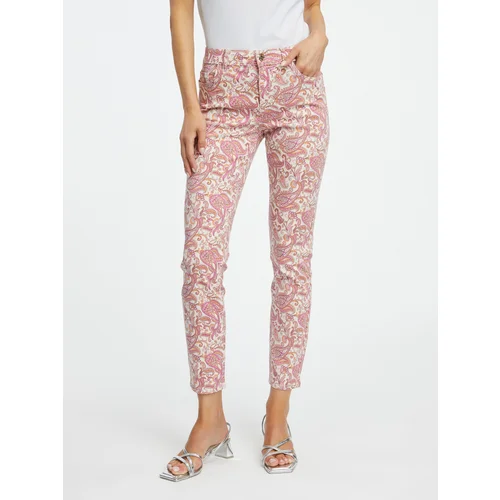 Orsay Pink Women Patterned Slim Fit Jeans - Women